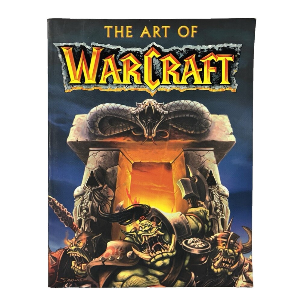 The Art of WarCraft Book  World of Warcraft Vintage 2002 Blizzard Entertainment
